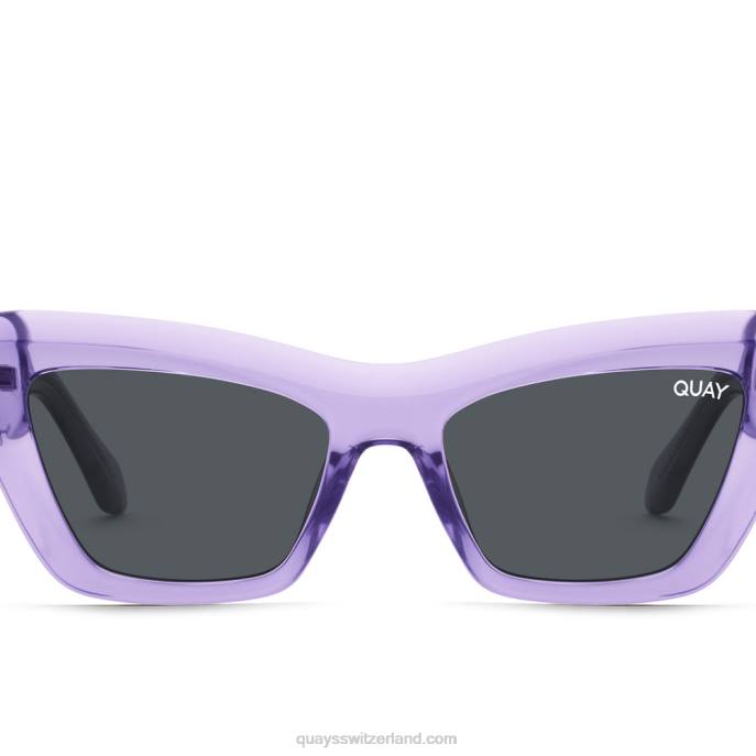 auf dem radio rx 00HB259 lila/rauch rxQuay - Quay brille