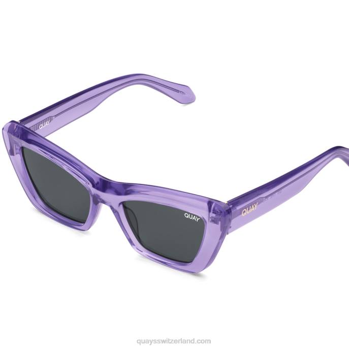 auf dem radio rx 00HB259 lila/rauch rxQuay - Quay brille