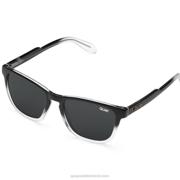fest verdrahteter Empfang 00HB280 schwarz klar/rauch rxQuay - Quay brille