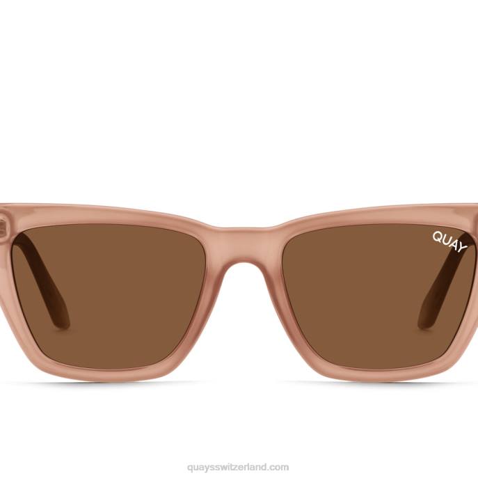 Quay sonnenbrille - geben Sie das Sagen rx 00HB239 hafer/braun rxQuay