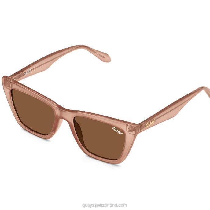 Quay sonnenbrille - geben Sie das Sagen rx 00HB239 hafer/braun rxQuay
