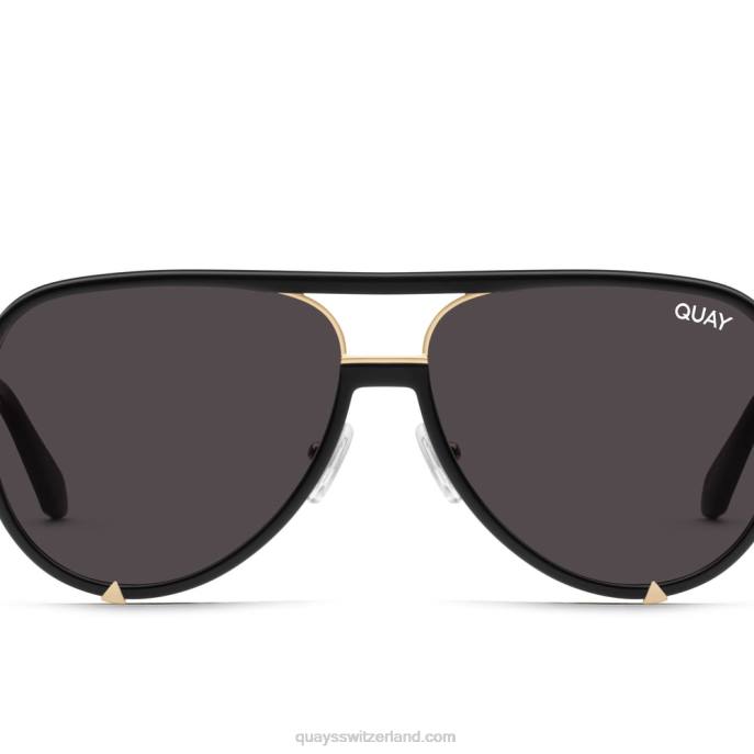 hochkarätige rx 00HB229 schwarz/rauch rxQuay - Quay brille