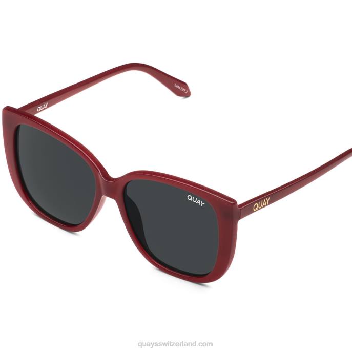 Quay sonnenbrille - immer nach rx 00HB248 milchiges Gewürz/Rauch rxQuay