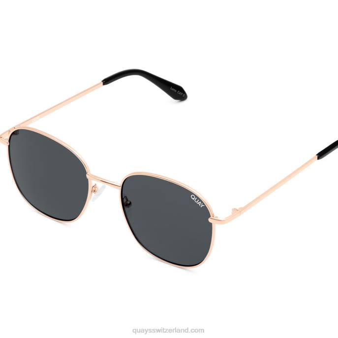 Quay sonnenbrille - jezabell rx 00HB227 gold/rauch rxQuay