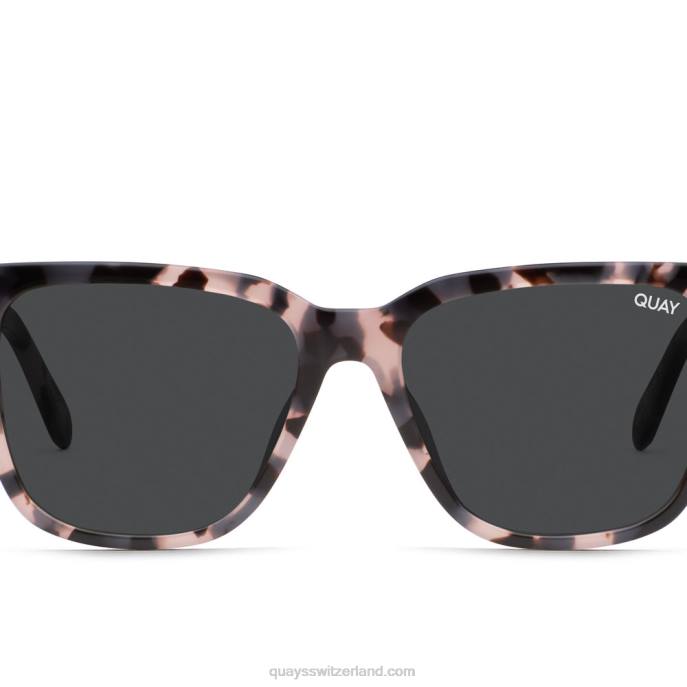 Quay sonnenbrille - kabelgebundener Empfang 00HB206 milchschildkröte/rauch rxQuay