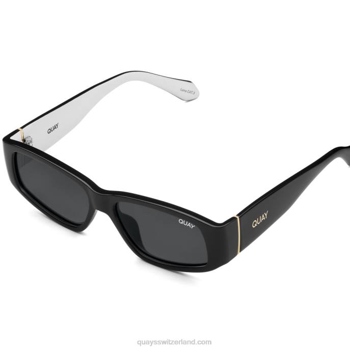 Quays Switzerland - kein neid rx 00HB261 schwarz/rauch rxQuay