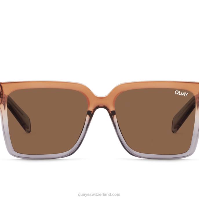 mein typ rx 00HB286 hellbrauner bis klarer/brauner EmpfangQuay - Quay brille