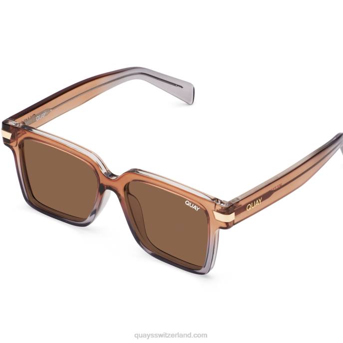 mein typ rx 00HB286 hellbrauner bis klarer/brauner EmpfangQuay - Quay brille