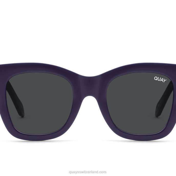 Quay sonnenbrille - nach Stunden rx 00HB200 blau/rauch rxQuay