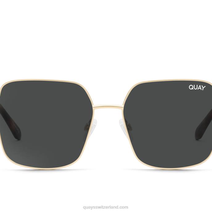 Quay sonnenbrille - zusätzliches Guthaben rx 00HB230 gold/rauch rxQuay